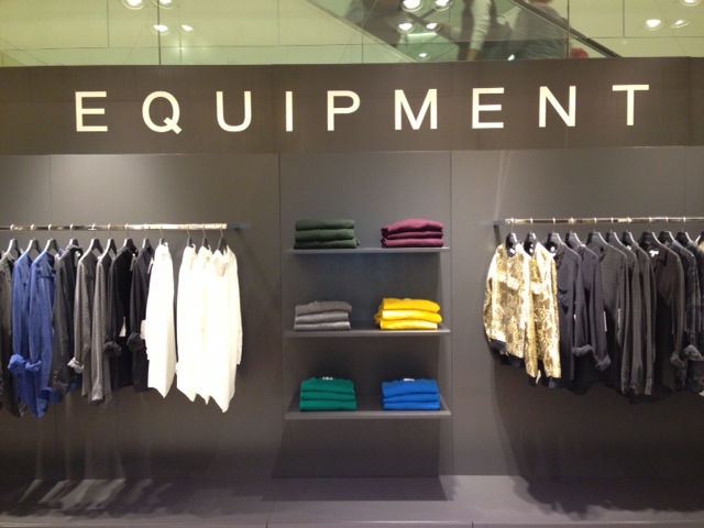 Corner de Equipment en La Galeria Lafayette, París
