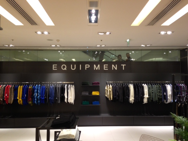 Corner de Equipment en La Galeria Lafayette, París