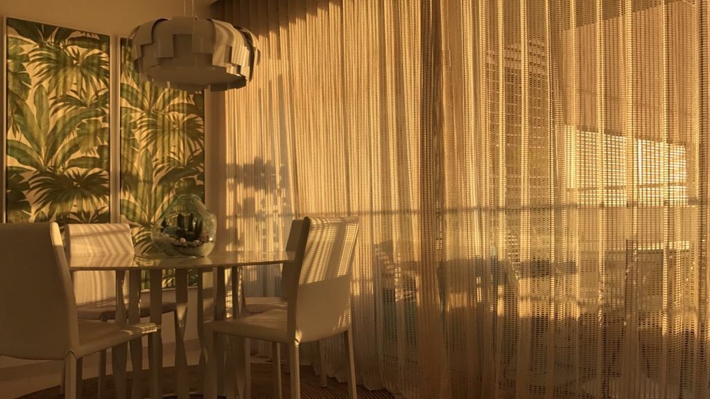 Atardecer en el salón