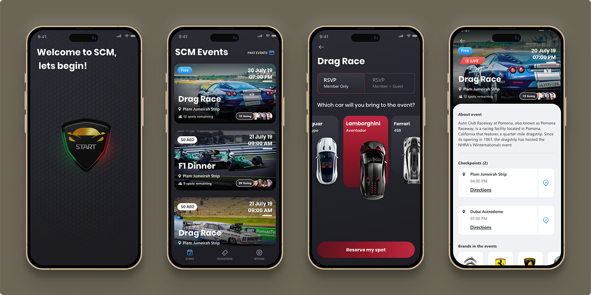 iOS native Swift app for Supercars Majlis using UIKit iOS native Swift app for Supercars Majlis using UIKit