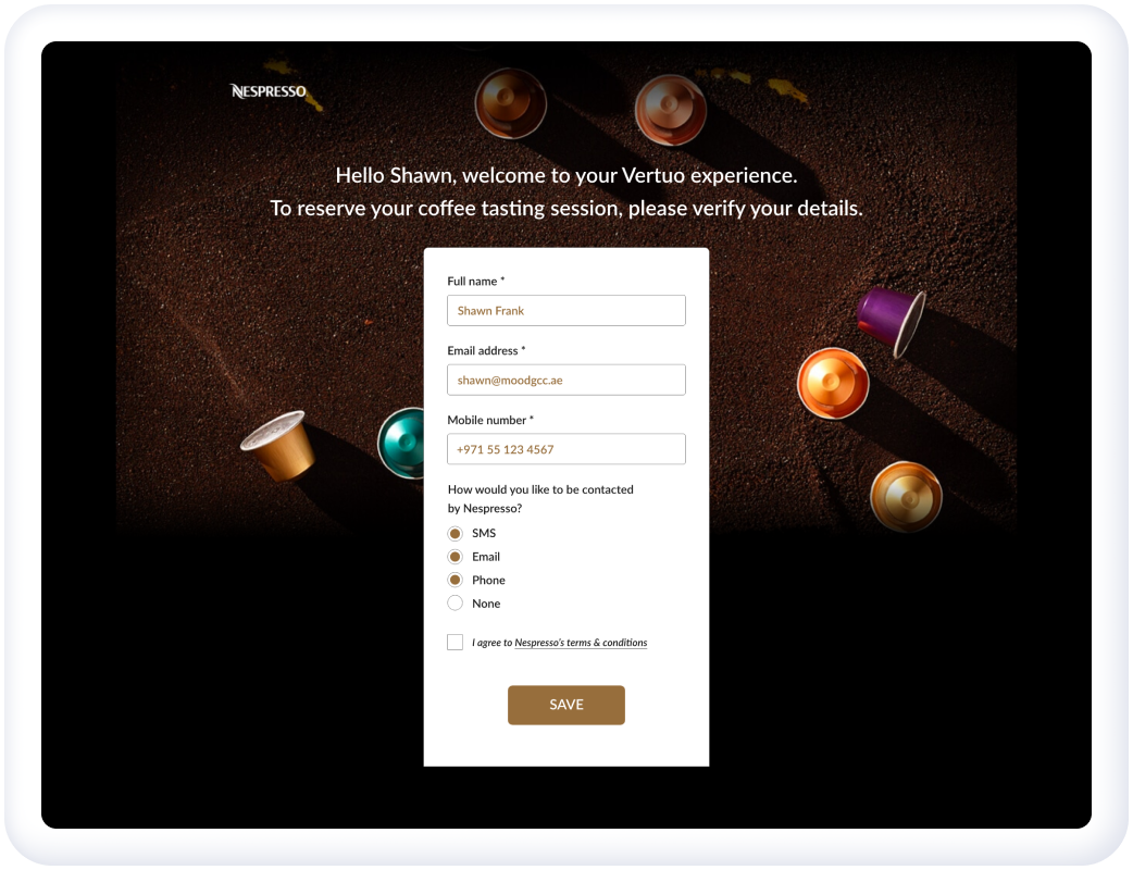 Nespresso iOS app data entry with Swift Nespresso iOS app data entry with Swift