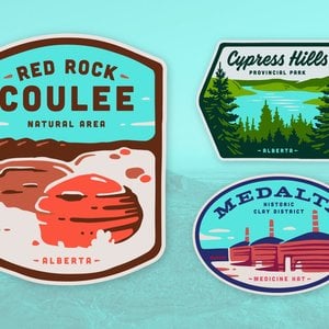 Tourism Medicine Hat Badges
