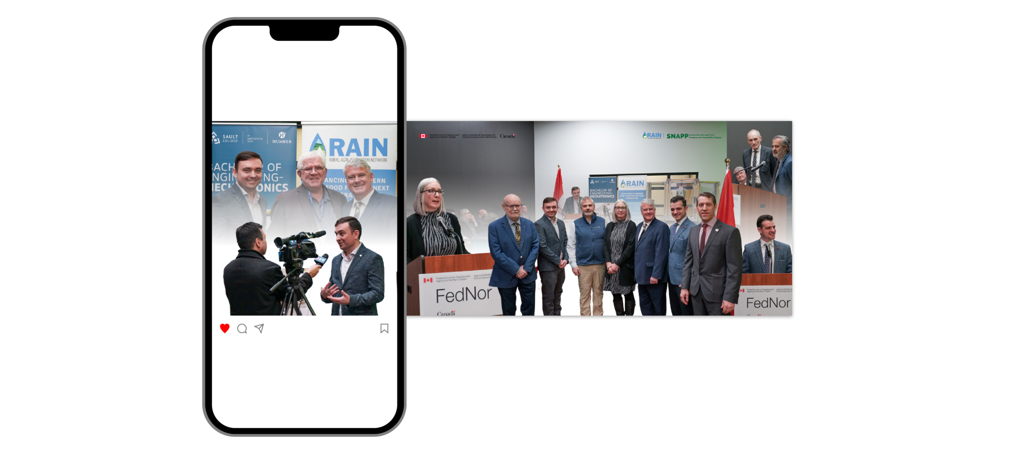 FEDNOR Announcement Carousel Collage