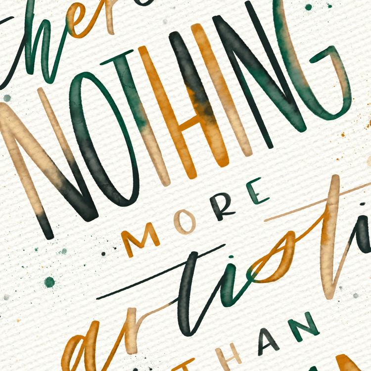 Nothin Lettering