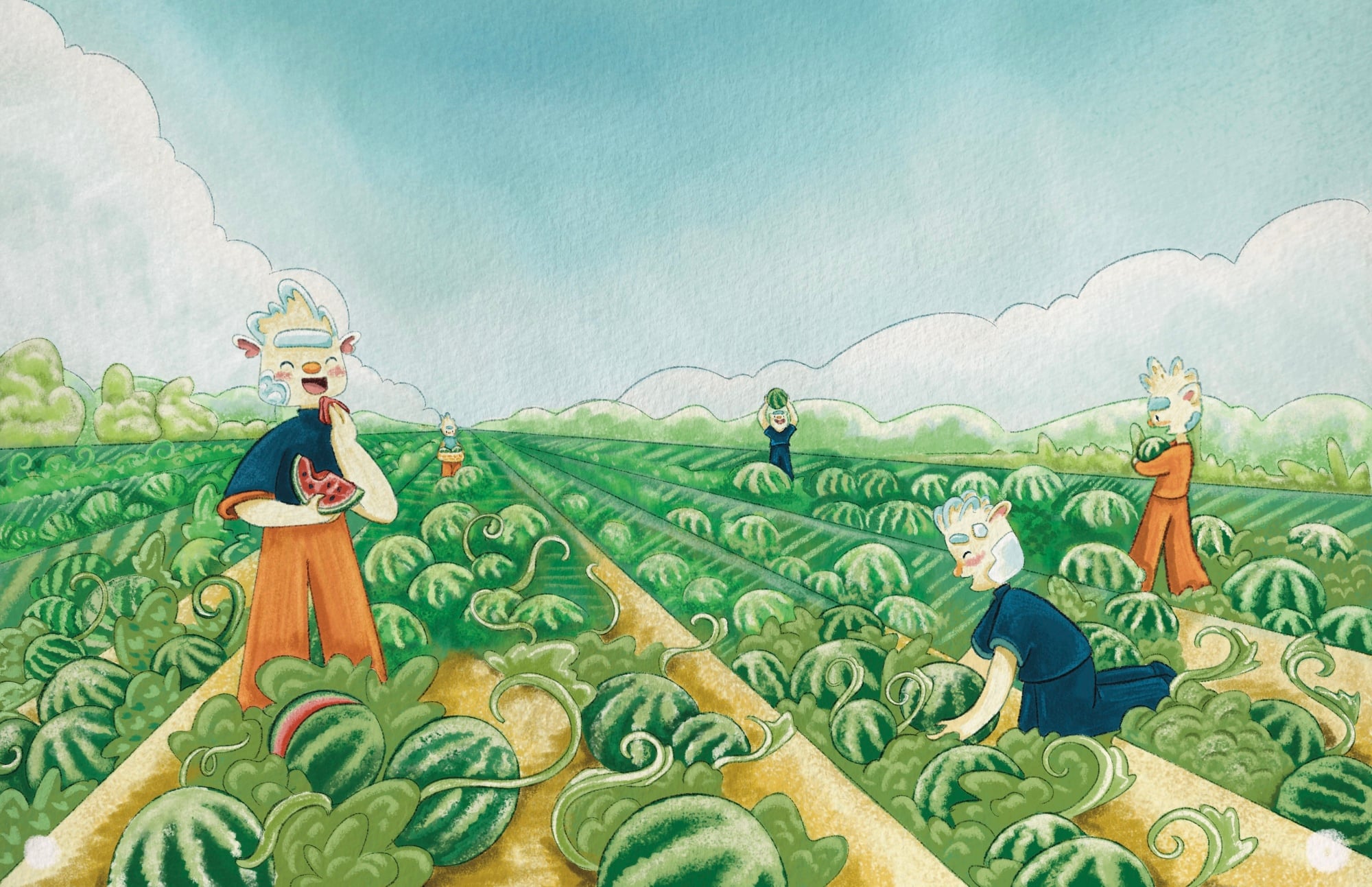 The Watermelon Festival on Planet Mars.