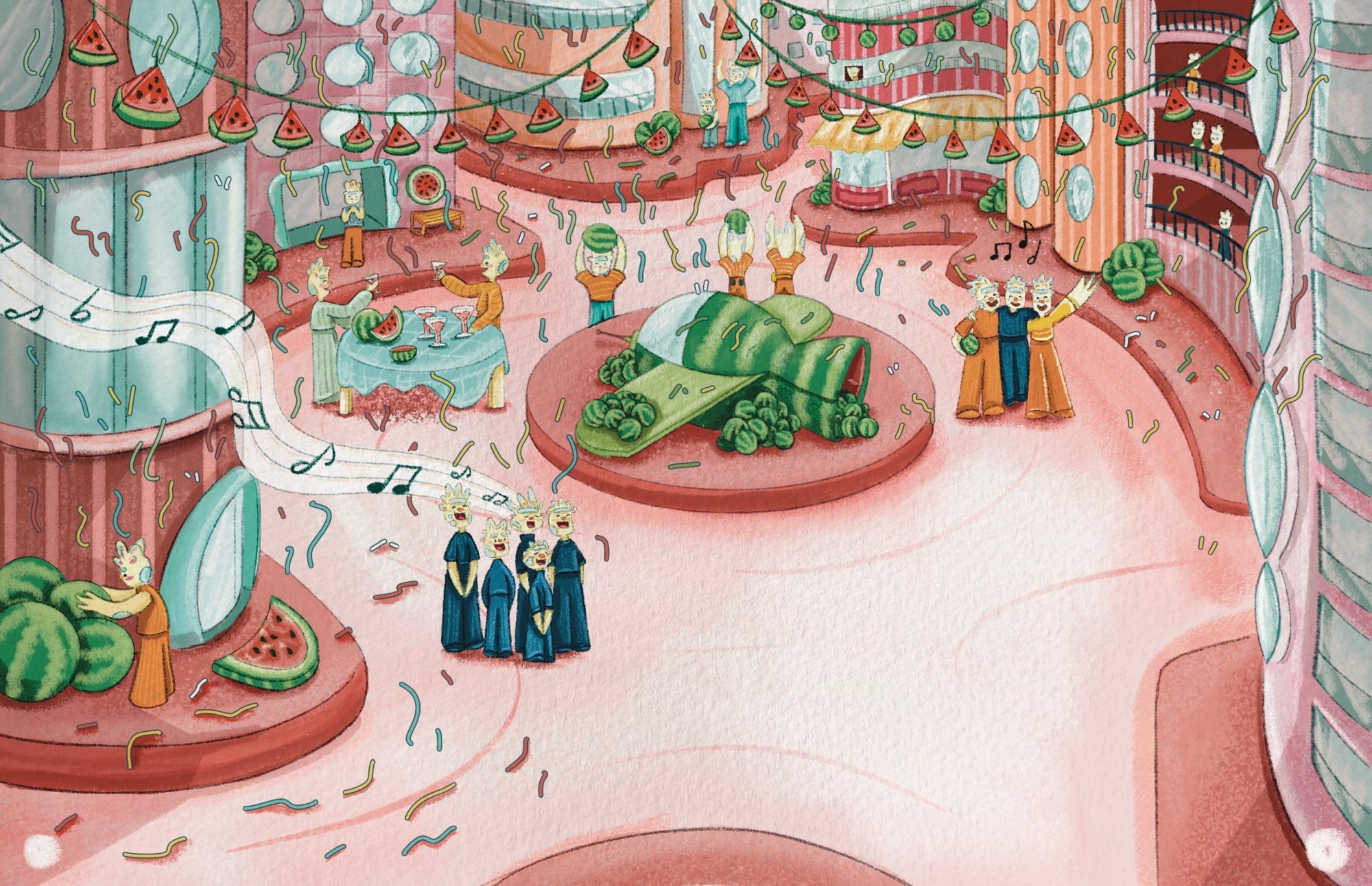The Watermelon Festival on Planet Mars.