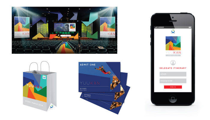 Yuukan conference branding