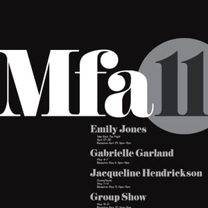 University of Chicago MFA Poster