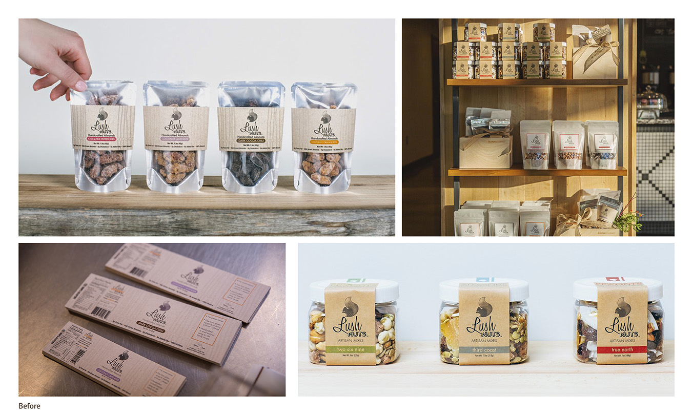 Lush Gourmet Foods Packaging Refresh