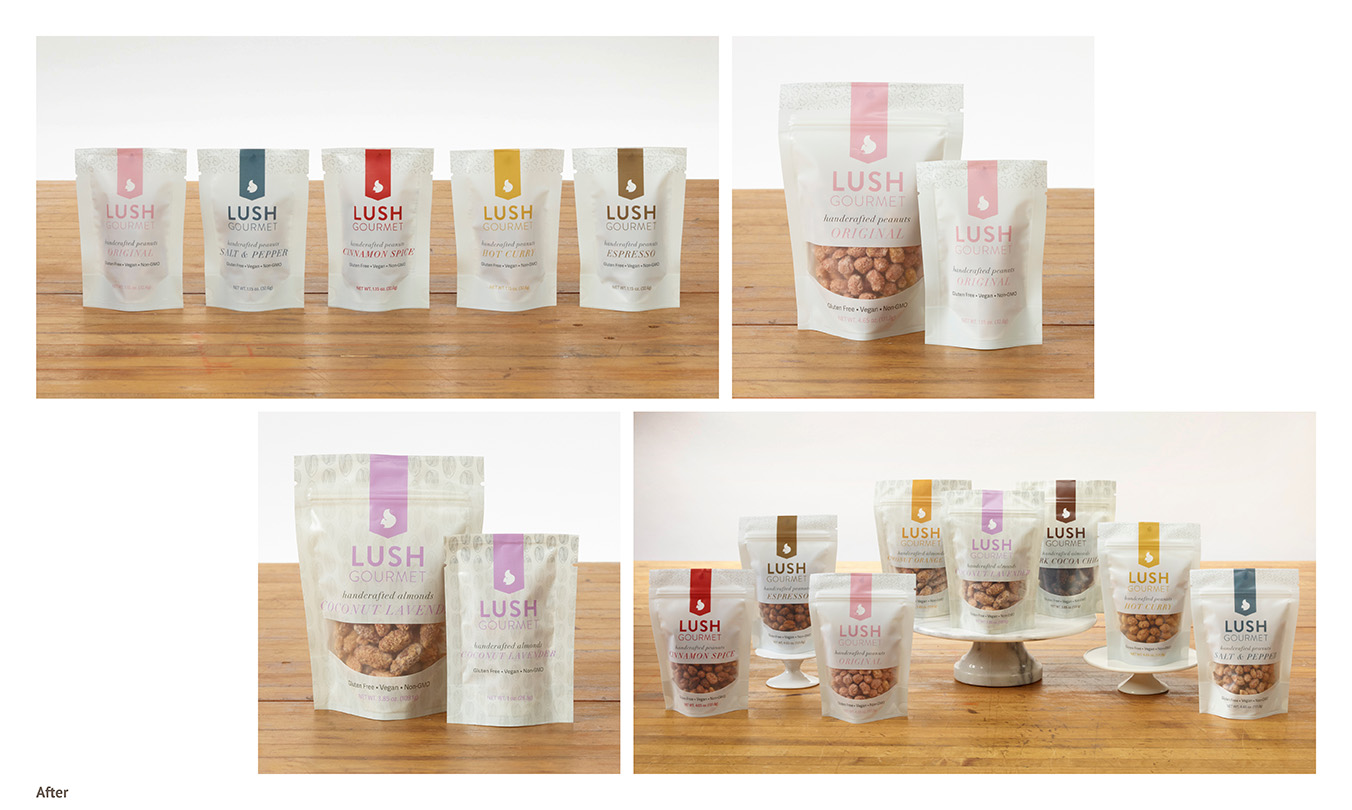 Lush Gourmet Foods Packaging Refresh