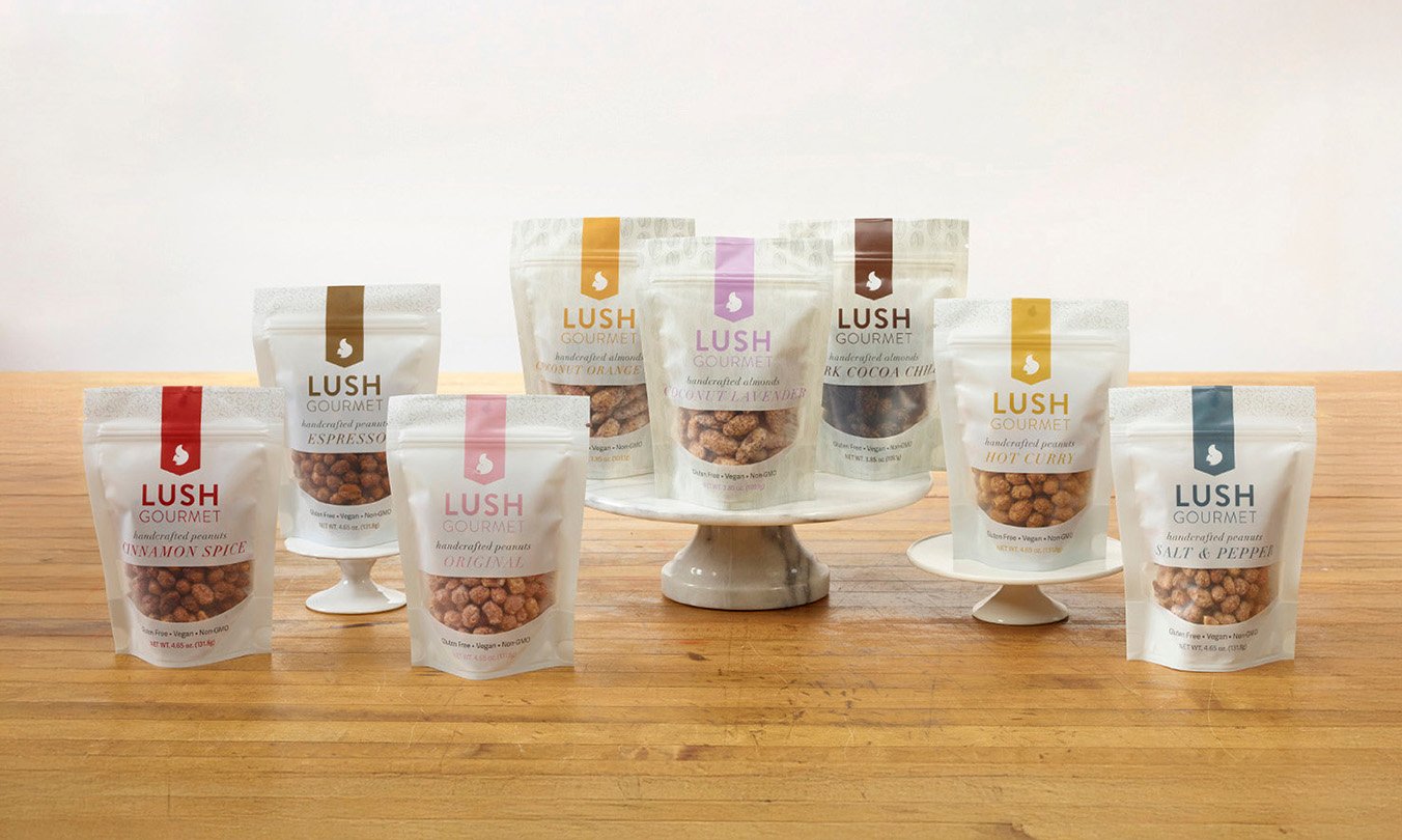 Lush Gourmet Foods Packaging Refresh