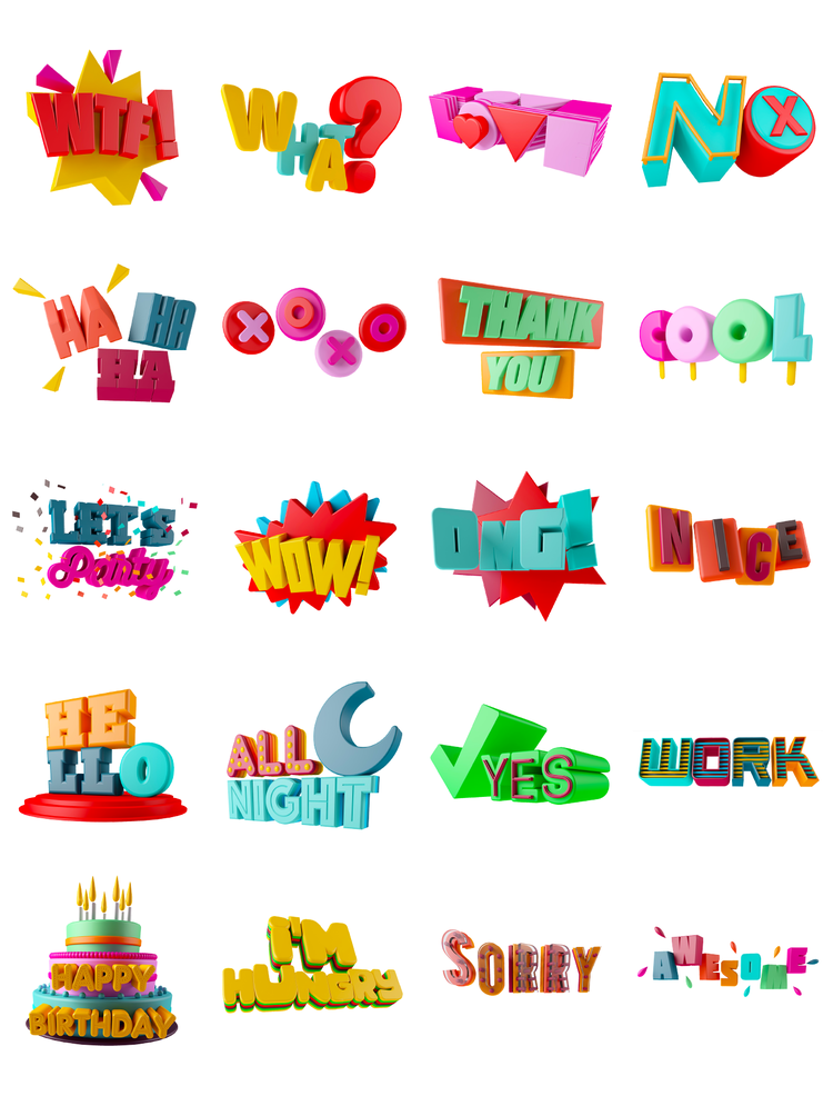 Wow Nice Sticker Wow Sticker pack - Eduardo Fajardo