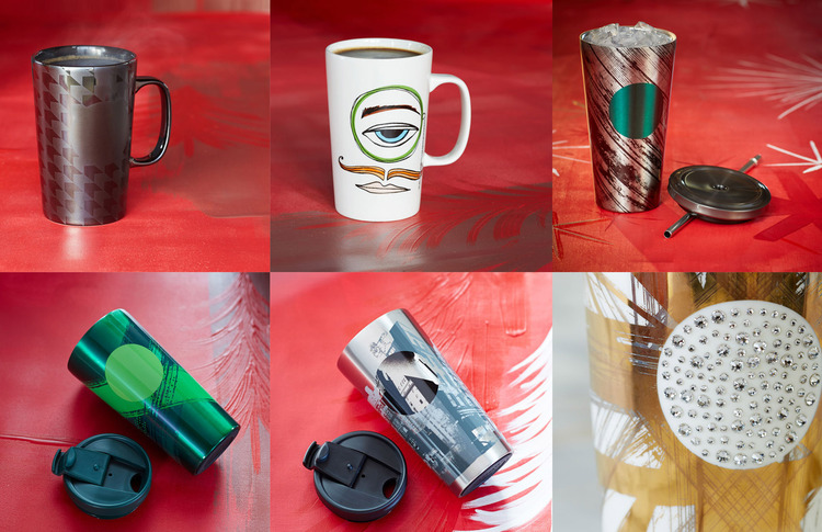Floating Merch Rack Starbucks Starbucks / Merchandise - click here if you're lost