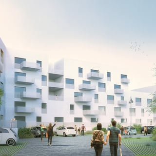 34 logements collectifs + 6 intermédiaires / Lille ZAC Arras Europe / 2016