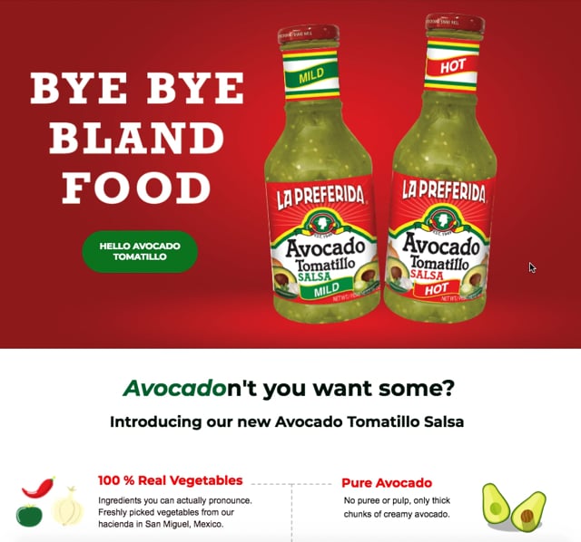 UX Web Design | La Preferida 